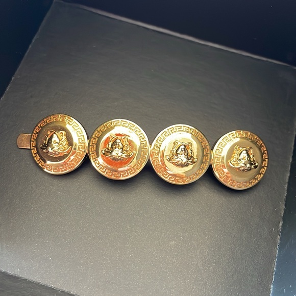 Versace Medusa Tribute Hair Barrette